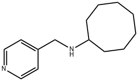 N-cyclooctyl-N-(4-pyridinylmethyl)amine 结构式