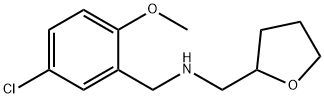 N-(5-chloro-2-methoxybenzyl)-N-(tetrahydro-2-furanylmethyl)amine 结构式