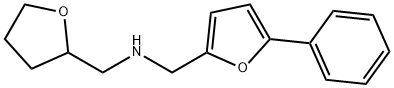 N-[(5-phenyl-2-furyl)methyl]-N-(tetrahydro-2-furanylmethyl)amine 结构式