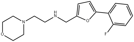 N-{[5-(2-fluorophenyl)-2-furyl]methyl}-N-[2-(4-morpholinyl)ethyl]amine 结构式