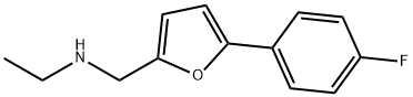 N-ethyl-N-{[5-(4-fluorophenyl)-2-furyl]methyl}amine 结构式