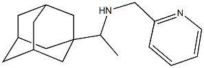 N-[1-(1-adamantyl)ethyl]-N-(2-pyridinylmethyl)amine 结构式