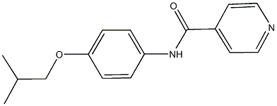 N-(4-isobutoxyphenyl)isonicotinamide 结构式