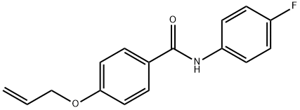 4-(allyloxy)-N-(4-fluorophenyl)benzamide 结构式