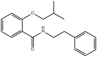 2-isobutoxy-N-(2-phenylethyl)benzamide 结构式