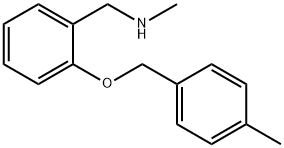 N-methyl-N-{2-[(4-methylbenzyl)oxy]benzyl}amine 结构式