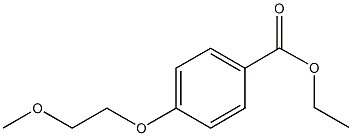 ethyl 4-(2-methoxyethoxy)benzoate 结构式