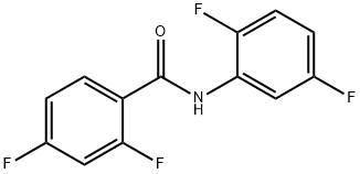 N-(2,5-difluorophenyl)-2,4-difluorobenzamide 结构式