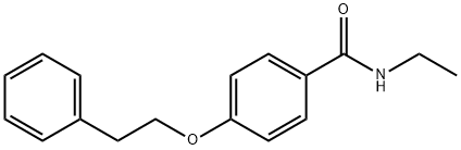 N-ethyl-4-(2-phenylethoxy)benzamide 结构式