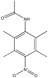 N-{4-nitro-2,3,5,6-tetramethylphenyl}acetamide 结构式