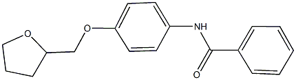 N-[4-(tetrahydro-2-furanylmethoxy)phenyl]benzamide 结构式