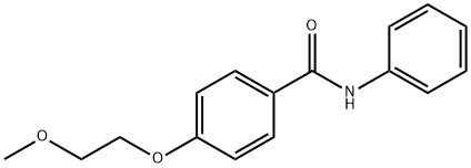 4-(2-methoxyethoxy)-N-phenylbenzamide 结构式