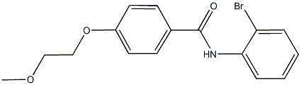 N-(2-bromophenyl)-4-(2-methoxyethoxy)benzamide 结构式