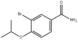 3-bromo-4-isopropoxybenzamide 结构式