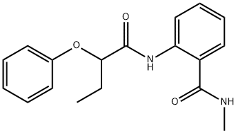 N-methyl-2-[(2-phenoxybutanoyl)amino]benzamide 结构式