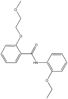 N-(2-ethoxyphenyl)-2-(2-methoxyethoxy)benzamide 结构式