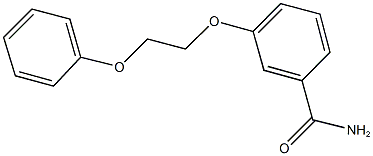 3-(2-phenoxyethoxy)benzamide 结构式