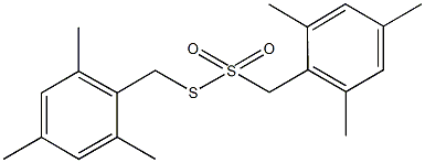 S-(mesitylmethyl) mesitylmethanesulfonothioate 结构式