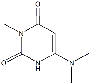 6-(dimethylamino)-3-methylpyrimidine-2,4(1H,3H)-dione 结构式