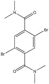 2,5-dibromo-N~1~,N~1~,N~4~,N~4~-tetramethylterephthalamide 结构式