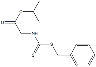 isopropyl {[(benzylsulfanyl)carbothioyl]amino}acetate 结构式