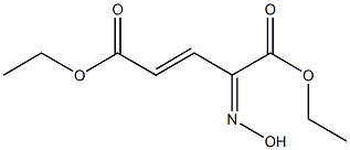 diethyl 4-(hydroxyimino)-2-pentenedioate 结构式