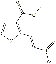 methyl 2-{2-nitrovinyl}-3-thiophenecarboxylate 结构式