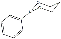 2-phenyl-1,3,2-dioxazinane 结构式