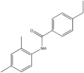 N-(2,4-dimethylphenyl)-4-ethylbenzamide 结构式