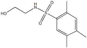 N-(2-hydroxyethyl)-2,4,5-trimethylbenzenesulfonamide 结构式