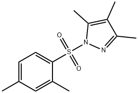 1-[(2,4-dimethylphenyl)sulfonyl]-3,4,5-trimethyl-1H-pyrazole 结构式