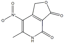 7-nitro-6-methylfuro[3,4-c]pyridine-3,4(1H,5H)-dione 结构式