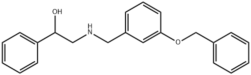2-{[3-(benzyloxy)benzyl]amino}-1-phenylethanol 结构式