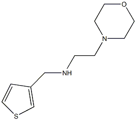 N-[2-(4-morpholinyl)ethyl]-N-(3-thienylmethyl)amine 结构式