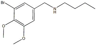 N-(3-bromo-4,5-dimethoxybenzyl)-N-butylamine 结构式