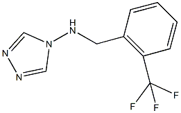 N-(4H-1,2,4-triazol-4-yl)-N-[2-(trifluoromethyl)benzyl]amine 结构式