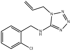 1-allyl-N-(2-chlorobenzyl)-1H-tetraazol-5-amine 结构式