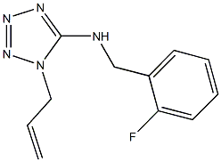 1-allyl-N-(2-fluorobenzyl)-1H-tetraazol-5-amine 结构式