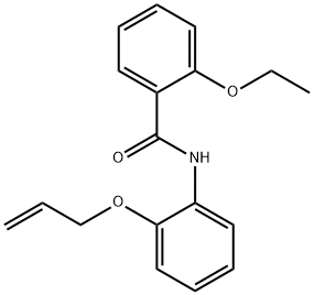 N-[2-(allyloxy)phenyl]-2-ethoxybenzamide 结构式