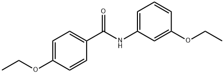 4-ethoxy-N-(3-ethoxyphenyl)benzamide 结构式