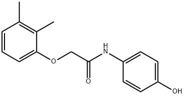 2-(2,3-dimethylphenoxy)-N-(4-hydroxyphenyl)acetamide 结构式