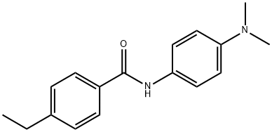 N-[4-(dimethylamino)phenyl]-4-ethylbenzamide 结构式
