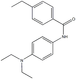 N-[4-(diethylamino)phenyl]-4-ethylbenzamide 结构式