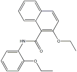 2-ethoxy-N-(2-ethoxyphenyl)-1-naphthamide 结构式