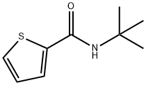 N-(叔丁基)噻吩-2-甲酰胺 结构式