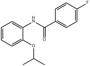 4-fluoro-N-(2-isopropoxyphenyl)benzamide 结构式