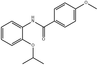 N-(2-isopropoxyphenyl)-4-methoxybenzamide 结构式