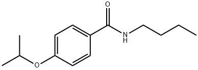 N-butyl-4-isopropoxybenzamide 结构式