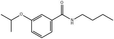 N-butyl-3-isopropoxybenzamide 结构式