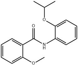 N-(2-isopropoxyphenyl)-2-methoxybenzamide 结构式